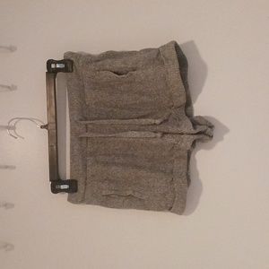 So Brand very comfy stretch booty shorts grey color size small